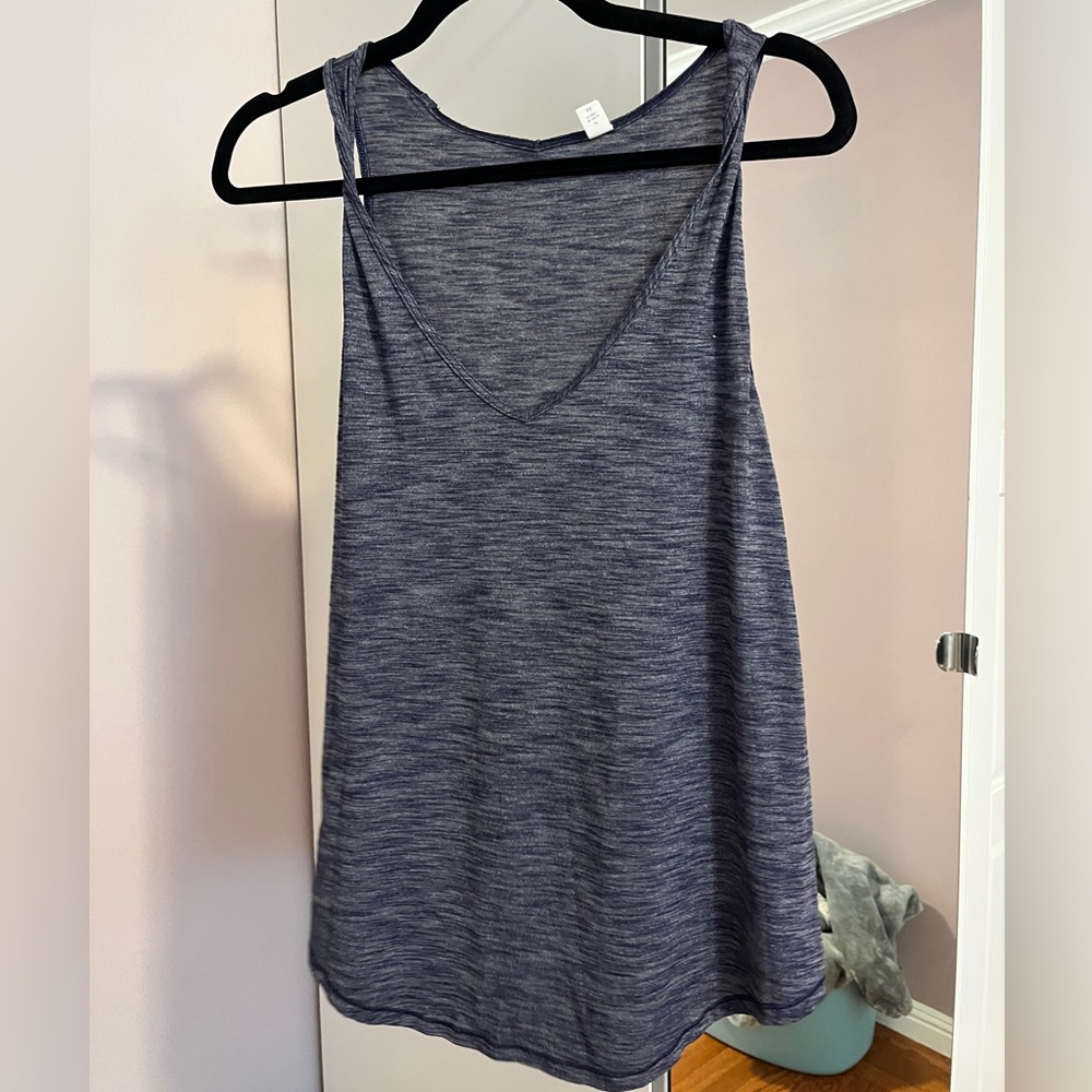 Lululemon Size 6 Dark Grey Speckled Tank Top